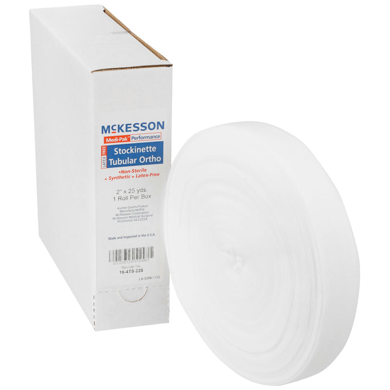 Mckesson White Polyester Tubular Stockinette, 2 Inch X 25 Yard, Sold As 12/Case Mckesson 16-4Ts-225