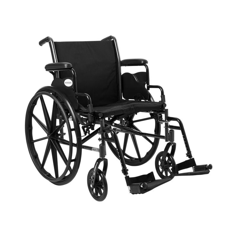 Mckesson Lightweight Wheelchair, 20-Inch Seat Width, Sold As 1/Each Mckesson 146-K320Dda-Sf
