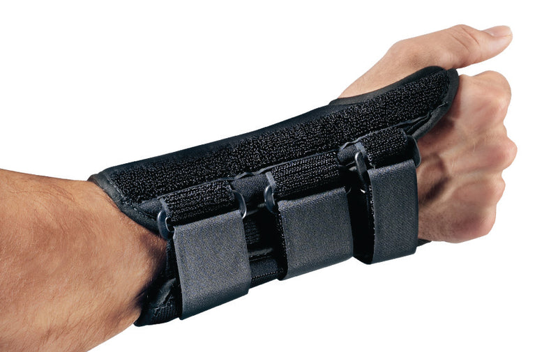 Wrist Splint Procare Comfortform Palmar Stay, Aluminum/Foam/Lycra, Left-Hand, Black, Sold As 1/Each Djo 79-87292