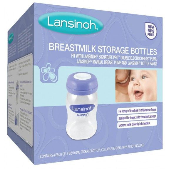 Bottle, Breast Milk Storage 4Ct (3/Bx 4Bx/Cs), Sold As 1/Pack Emerson 20415