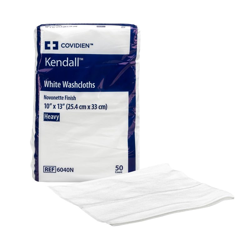 Kendall™ White Washcloth, 10 X 13 Inch, Sold As 12/Case Cardinal 6040N