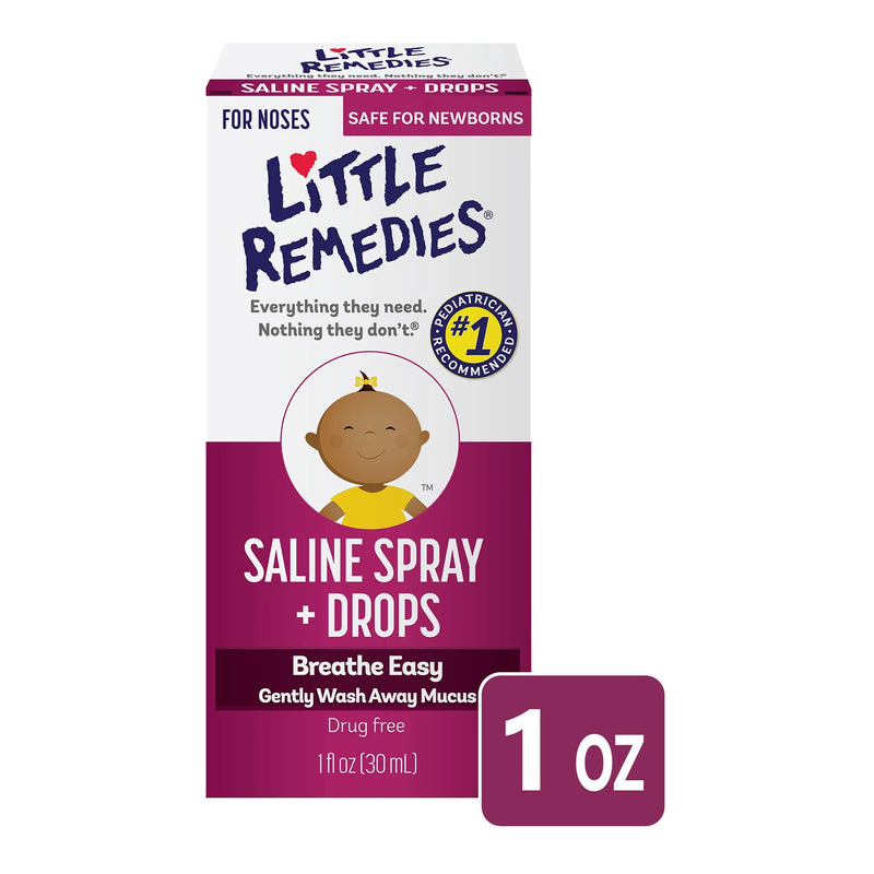 Little Remedies Saline, Spr/Drp 0.65% 1Oz, Sold As 1/Each Prestige 56184012011