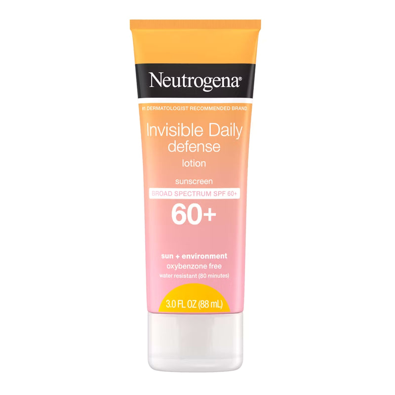 Sunscreen, Lot Neutrogena Invisible Daily Defense Spf60+ 3Oz, Sold As 1/Each J 69968066103