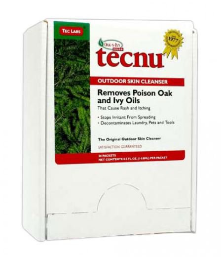 Tecnu Poison Oak&Ivy Cleanser 50/Bx 6Bx/Cs, Sold As 50/Box Tec Fg10091