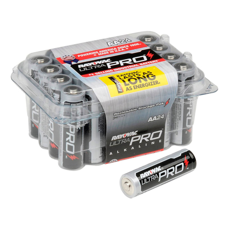Alkaline Battery Rayovac® Ultra Pro™ Aa Cell 1.5V Disposable 24 Pack, Sold As 288/Case Energizer Alaa-24Pp
