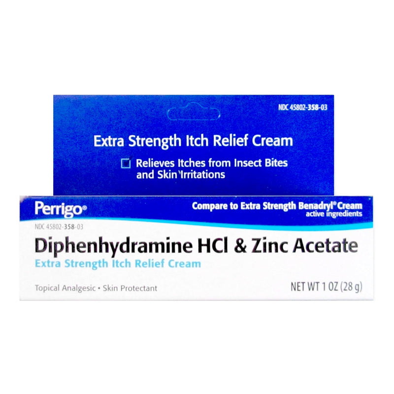 Perrigo Diphenhydramine / Zinc Acetate Itch Relief, 1-Ounce Tube, Sold As 1/Each Perrigo 45802035803