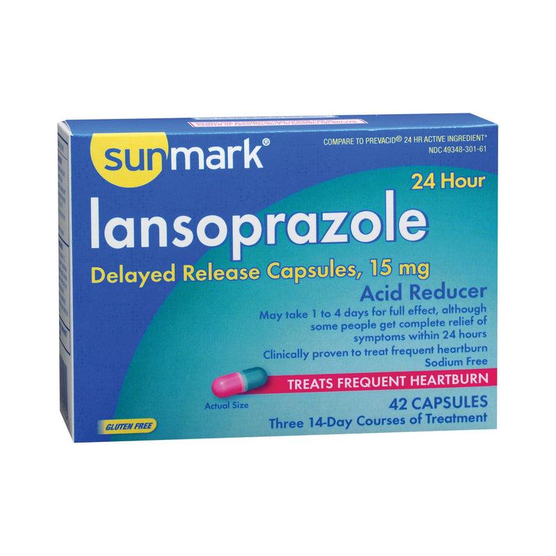 Sunmark® Lansoprazole Antacid, Sold As 1/Bottle Mckesson 49348030161