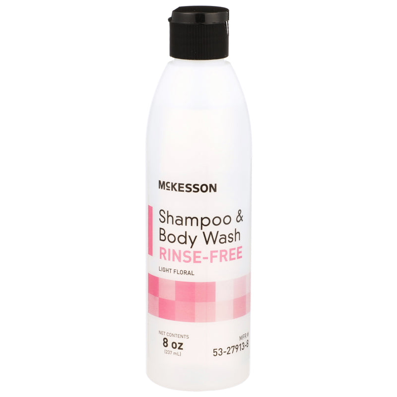 Mckesson Rinse-Free Shampoo And Body Wash, 8 Oz Bottle, Sold As 1/Each Mckesson 53-27913-8