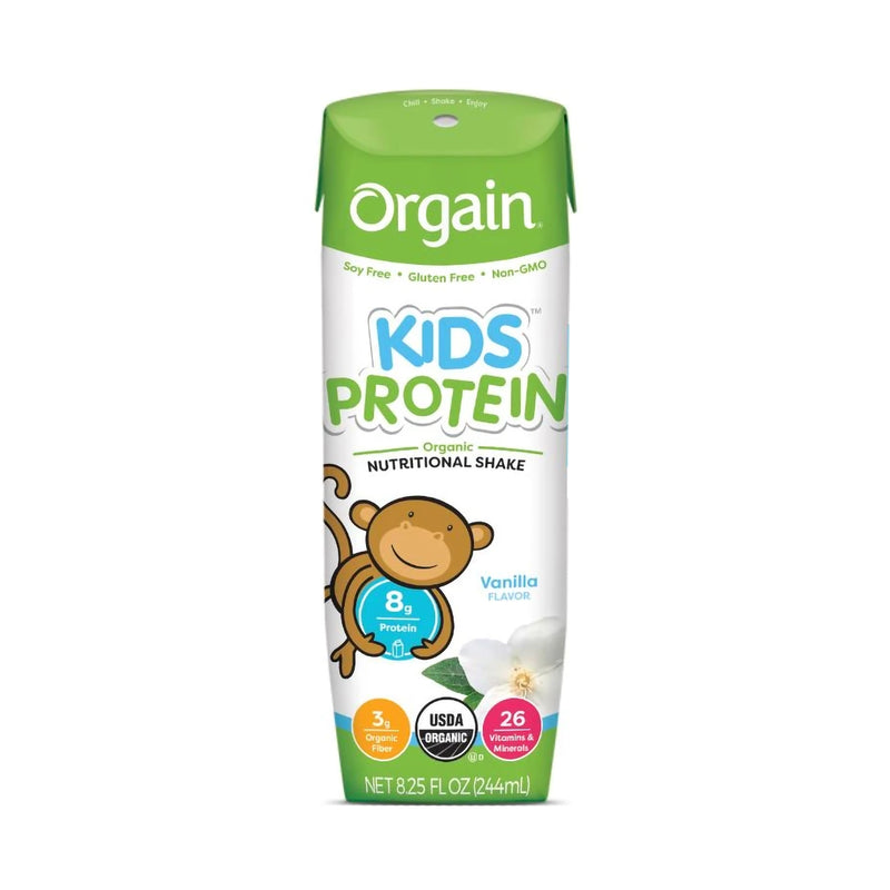 Orgain® Kids® Protein Organic Vanilla Pediatric Oral Supplement, 8.25 Oz. Carton, Sold As 12/Case Orgain 851770003100