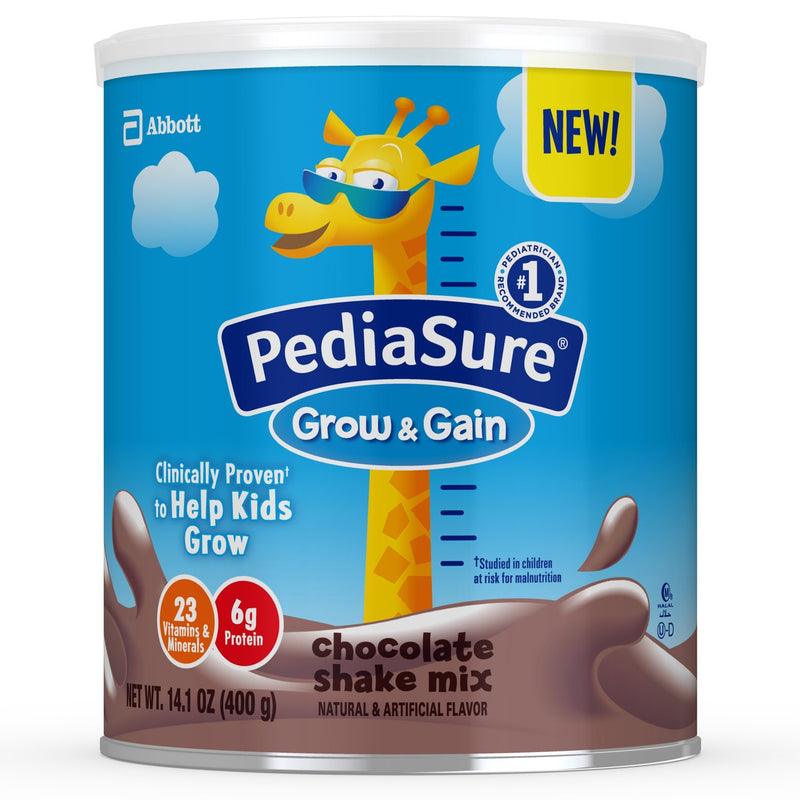 Pediasure® Grow & Gain Shake Mix Chocolate Pediatric Oral Supplement, 14.1 Oz. Can, Sold As 6/Case Abbott 66960