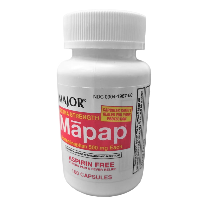 Mapap® Acetaminophen Pain Relief, Sold As 1/Bottle Major 00904198760