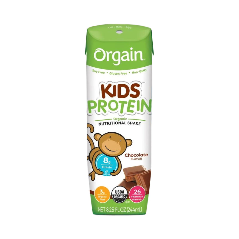 Orgain® Kids® Protein Organic Nutritional Shake Chocolate Pediatric Oral Supplement, 8.25 Oz. Carton, Sold As 1/Each Orgain 851770003124