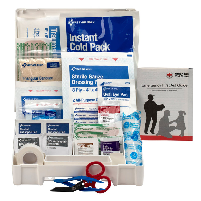 FIRST AID KIT FIRST AID ONLY® 10 PERSON WATERPROOF CASE, SOLD AS 1/EACH, ACME 222U