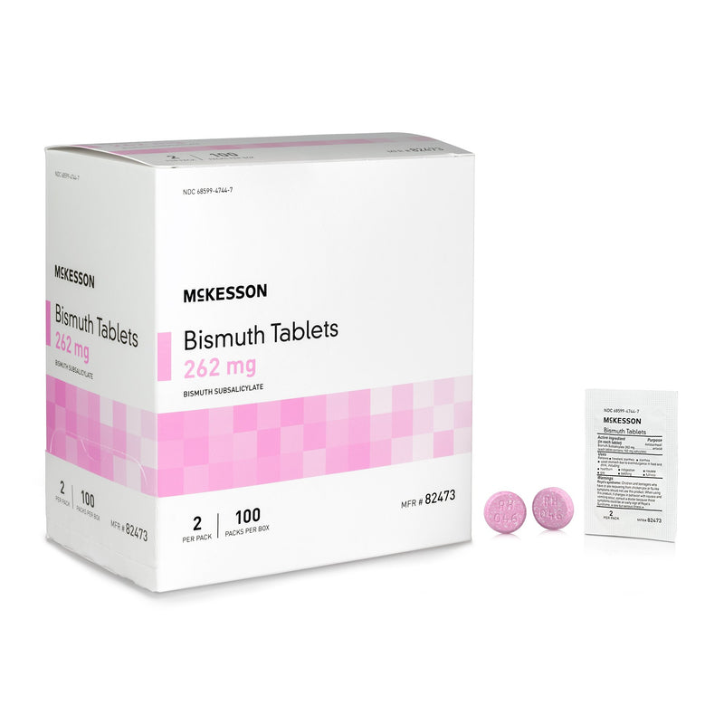 Mckesson Bismuth Subsalicylate Anti-Diarrheal, Sold As 100/Box Mckesson 82473