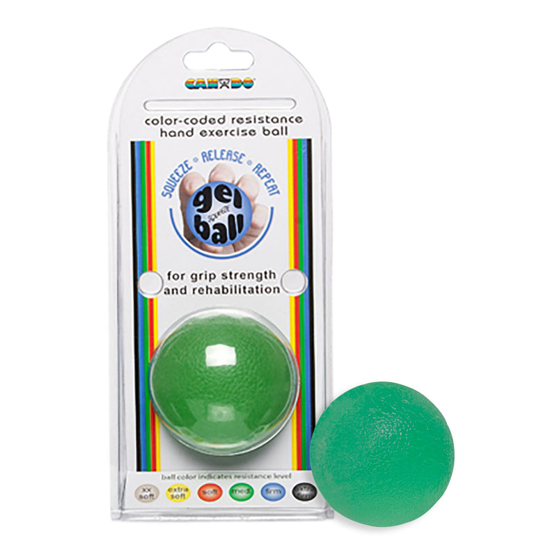 Cando® Standard Gel Squeeze Ball, Green, Medium, Sold As 1/Each Fabrication 10-1493