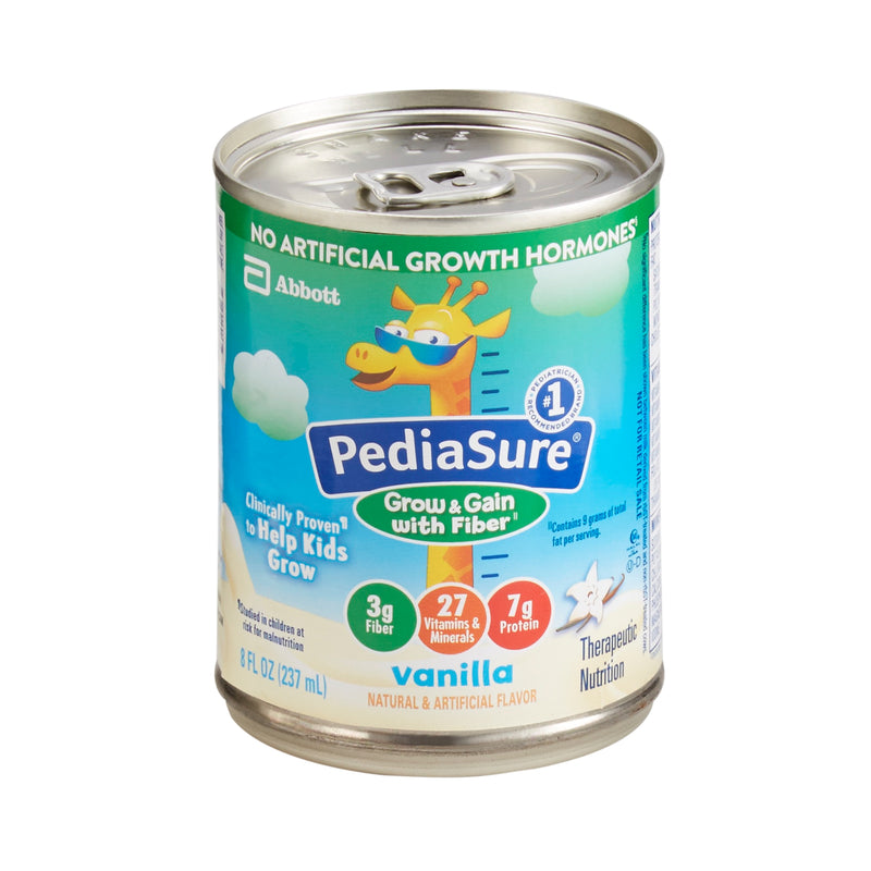 Pediasure® Grow & Gain With Fiber Vanilla Pediatric Oral Supplement, 8 Oz. Can, Sold As 24/Case Abbott 67529