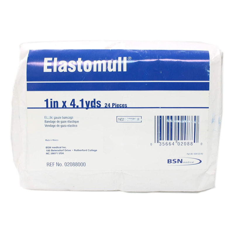 CONFORMING BANDAGE ELASTOMULL® POLYESTER   RAYON 1 INCH X 4-1 10 YARD ROLL SHAPE NONSTERILE, SOLD AS 192/CASE, BSN 02088000