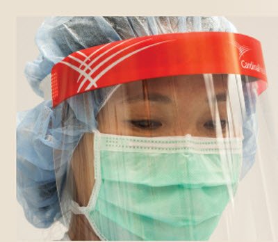 FACE SHIELD CARDINAL HEALTH™ ONE SIZE FITS MOST 3 4 LENGTH DISPOSABLE NONSTERILE, SOLD AS 50/CASE, CARDINAL H1SHIELD50