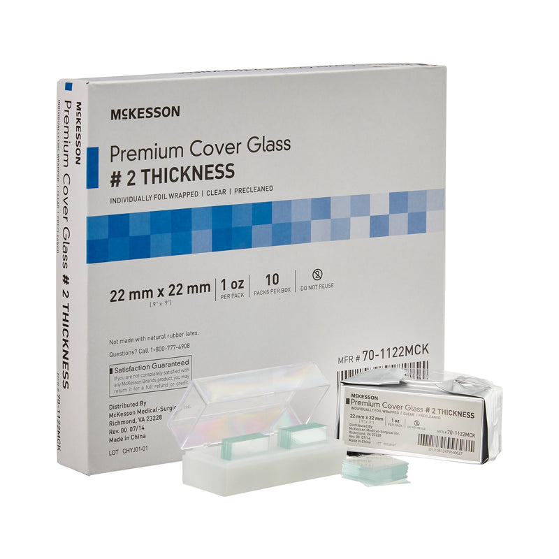 Mckesson Premium No. 2 Thickness Cover Glass, 22 X 22 Mm, Sold As 1/Pack Mckesson 70-1122Mck