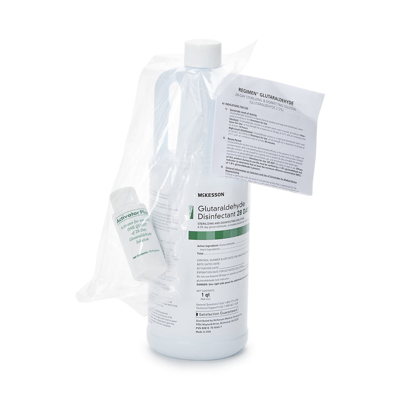Regimen® Glutaraldehyde High Level Disinfectant, Sold As 16/Case Mckesson 341