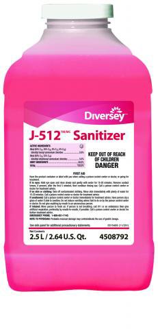 J-512™ Sanitizer Surface Disinfectant Cleaner, Sold As 2/Case Lagasse Dvs5756034