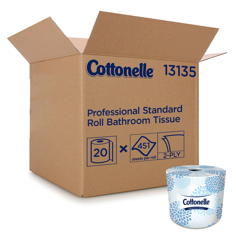 Cottonelle® Professional Standard Roll Toilet Paper, Sold As 20/Case Kimberly 13135