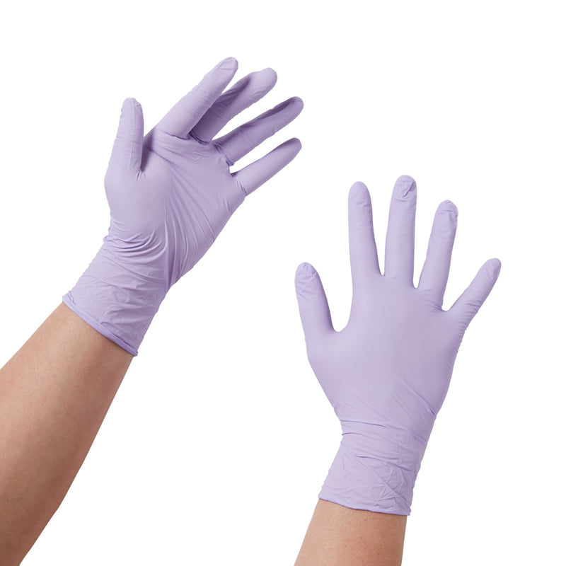 Halyard™ Lavender™ Nitrile Exam Glove, Medium, Sold As 2500/Case O&M 52818