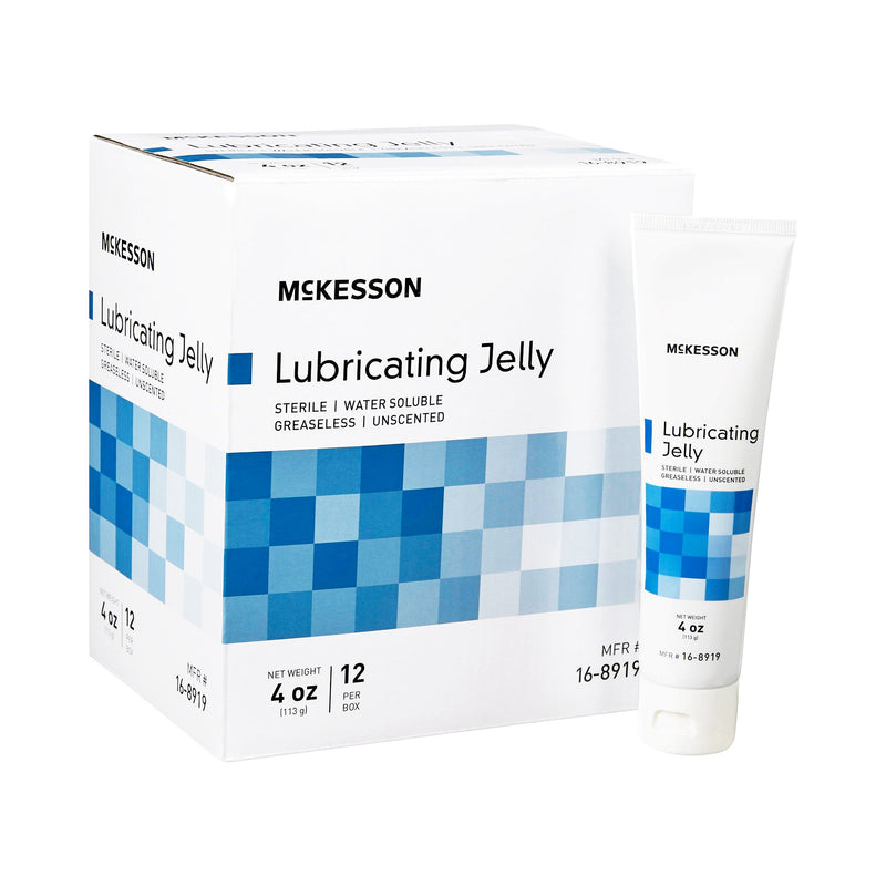 Mckesson Lubricating Jelly, 4-Ounce Tube, Sold As 72/Case Mckesson 16-8919