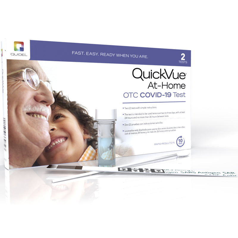 Quickvue® At-Home Otc Covid-19 Respiratory Test Kit, Sold As 45/Case Quidel 20402