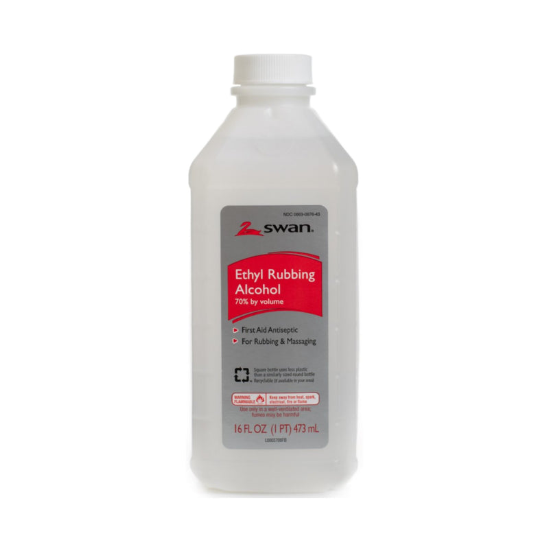 Swan Ethyl Alcohol Antiseptic, 16 Oz. Bottle, Sold As 12/Case Mckesson 1000032333