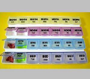 Mediplanner® Pill Organizer, Sold As 1/Each Apex-Carex 70069L