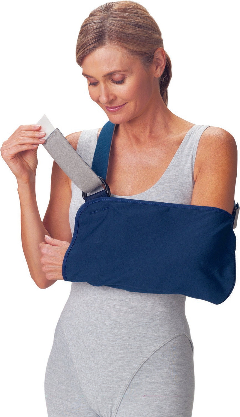 Procare® Unisex Navy Blue Cotton / Polyester Arm Sling, Large, Sold As 1/Each Djo 79-84157