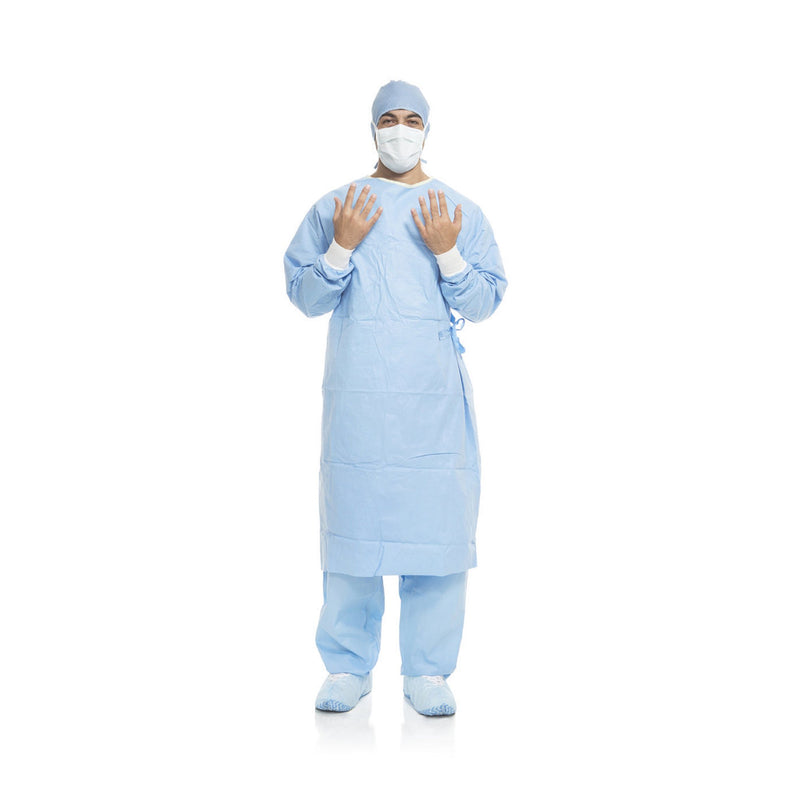 Aero Blue Surgical Gown With Towel, X-Large, Sold As 30/Case O&M 41734