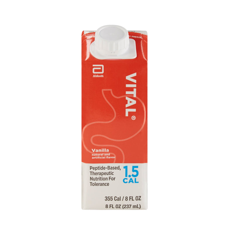Vital® 1.5 Cal Vanilla Peptide-Based Therapeutic Nutrition For Tolerance, 8-Ounce Carton, Sold As 24/Case Abbott 64825