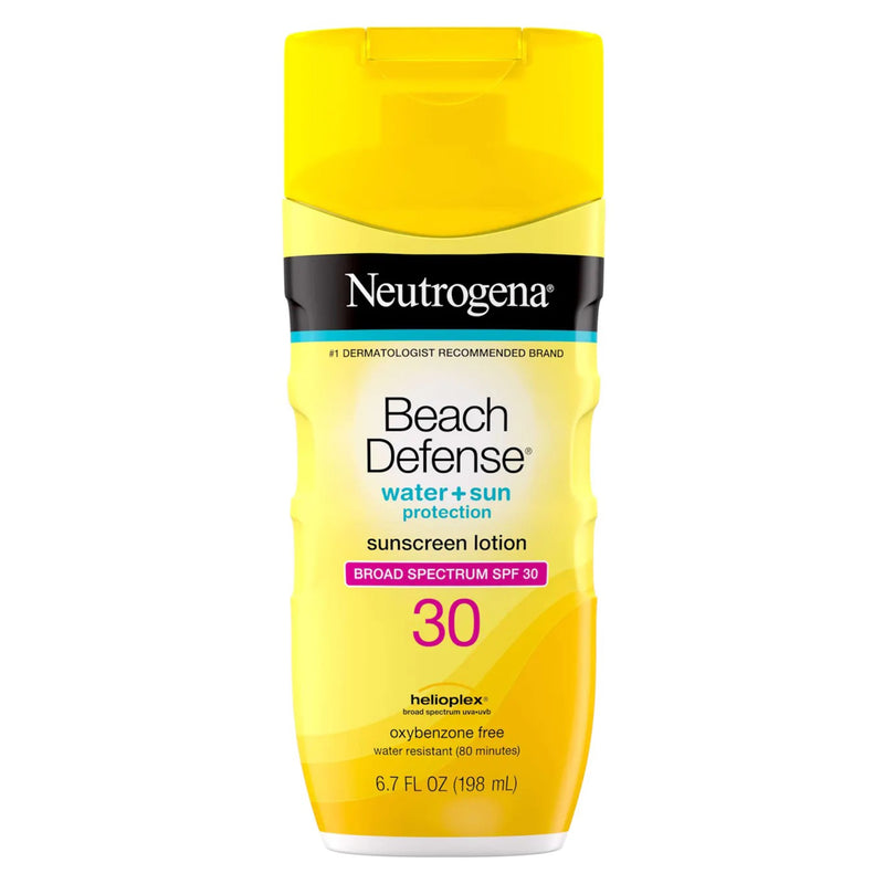 Neutrogena® Beach Defense® Water + Sun Protection Sunscreen Lotion, Spf 30, Sold As 1/Each J 08680087271