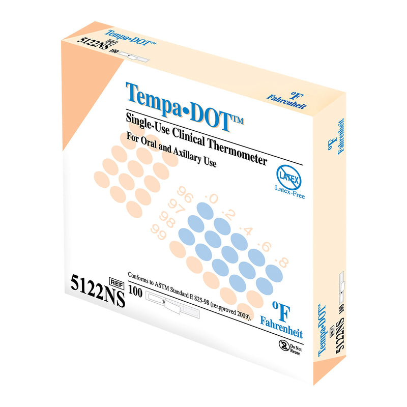 Tempa·Dot™ Disposable Oral Thermometer, Sold As 2000/Case Medical 5122Ns
