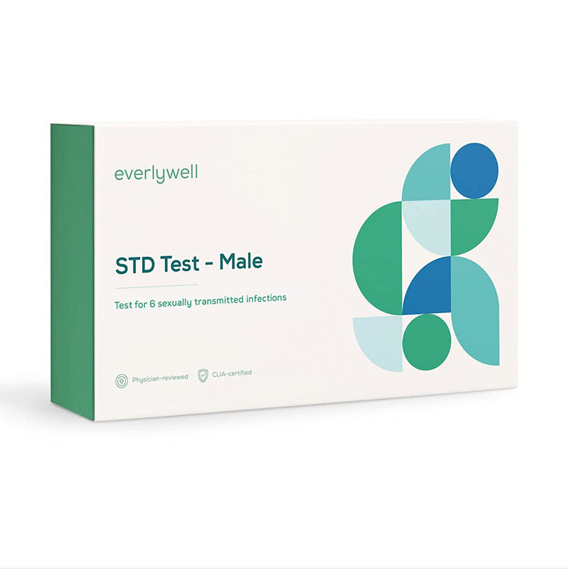 Everlywell Sexually Transmitted Diseases Test For Men, Sold As 1/Kit Everly K-Evw-00030