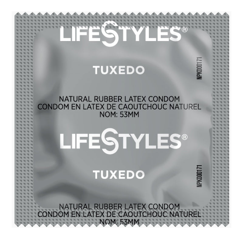 Condom, Lifestyles Tuxedo Lubricated (1008/Cs), Sold As 1/Case Sxwell 310158