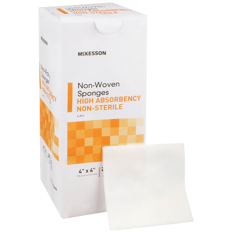 Mckesson Nonsterile Nonwoven Sponge, 4 X 4 Inch, Sold As 1/Pack Mckesson 16-40444