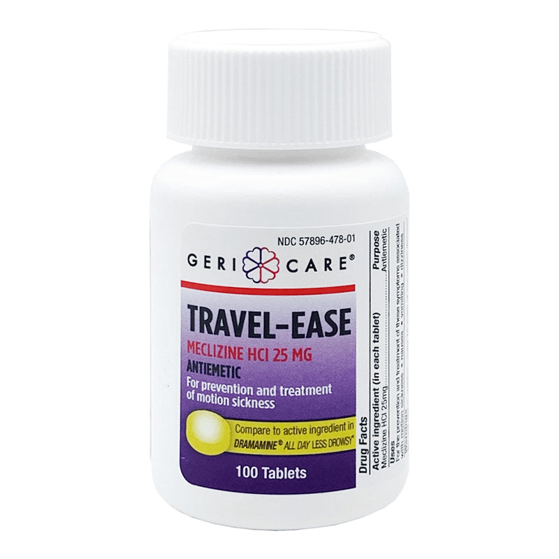Geri-Care Travel-Ease Meclizine Tablets, Sold As 12/Case Geri-Care 778-01-Gcp
