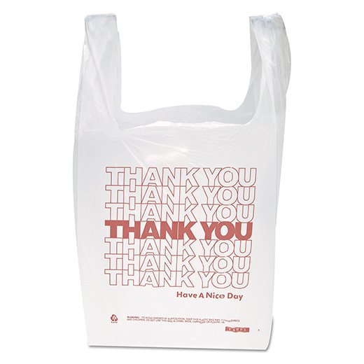 Bag, Thank You Plas (900/Cs), Sold As 900/Case Lagasse Ibsthw1Val