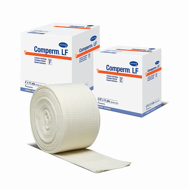 Comperm® Lf Pull On Elastic Tubular Support Bandage, 4 Inch X 11 Yard, Sold As 1/Box Hartmann 83060000