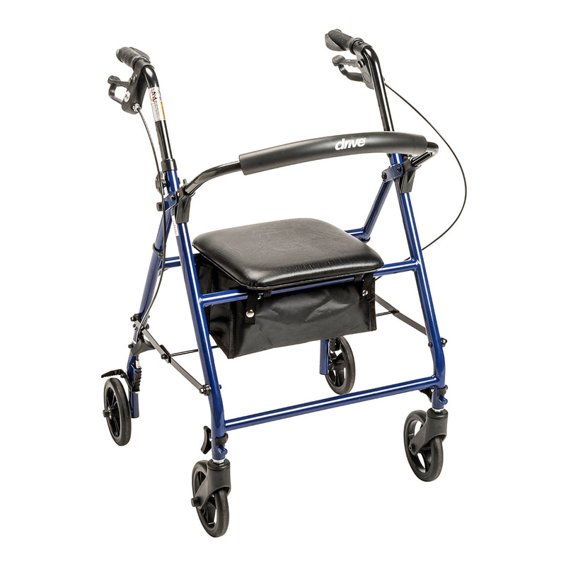 Drive™ Steel Rollator With 6 Inch Wheels, Blue, Sold As 1/Each Drive R800Kd-Bl