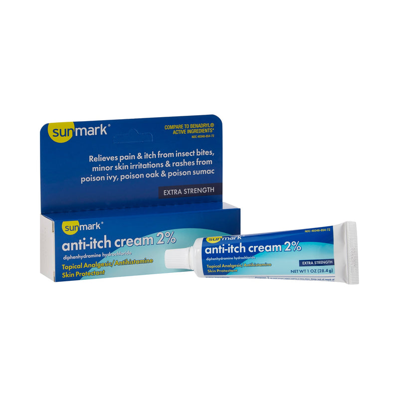 Sunmark® Diphenhydramine / Zinc Acetate Itch Relief, 1 Oz. Tube, Sold As 1/Each Mckesson 49348085472
