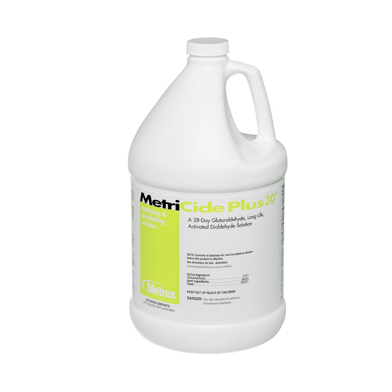 Metricide Plus 30® Glutaraldehyde High Level Disinfectant, Sold As 4/Case Metrex 10-3200