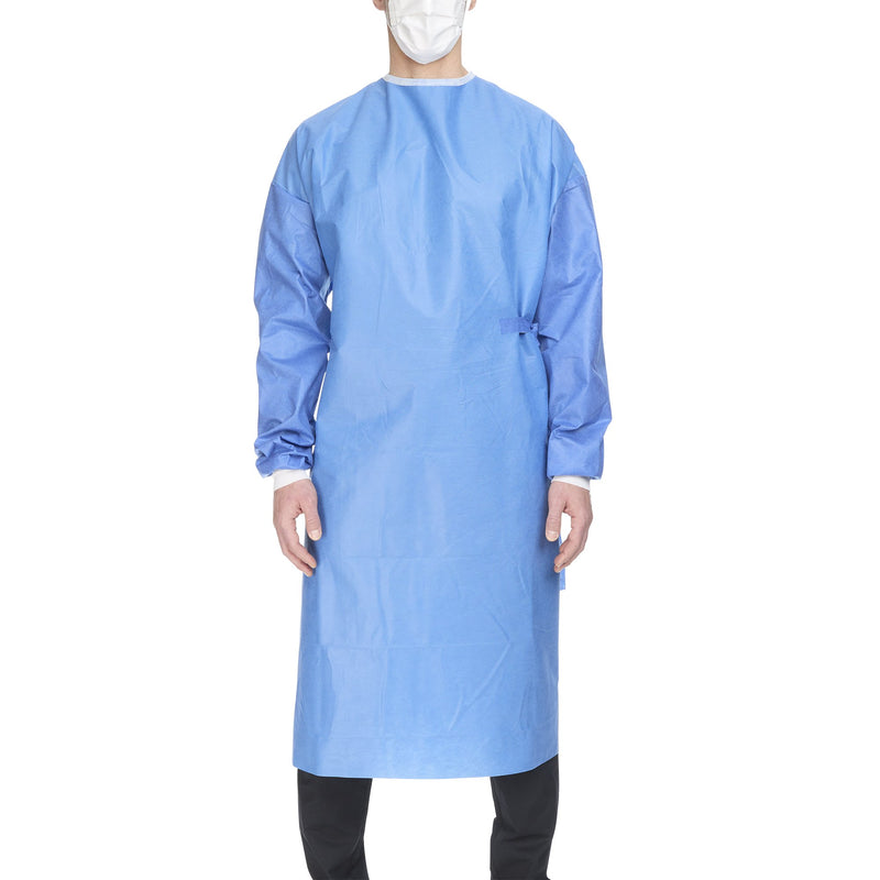 Cardinal Health Astound Non-Reinforced Surgical Gown, 3-Layer Microfiber, Blue, Xl, Sold As 20/Case Cardinal 9545