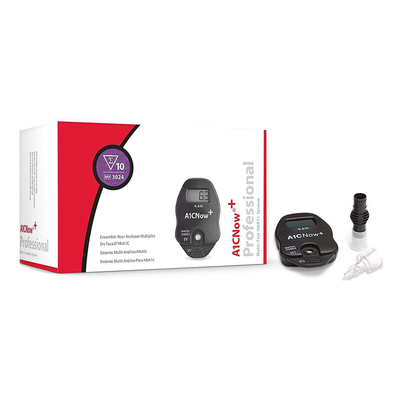 A1Cnow®+ Hba1C Diabetes Management Hba1C Test Kit, Sold As 48/Box Pts 3024
