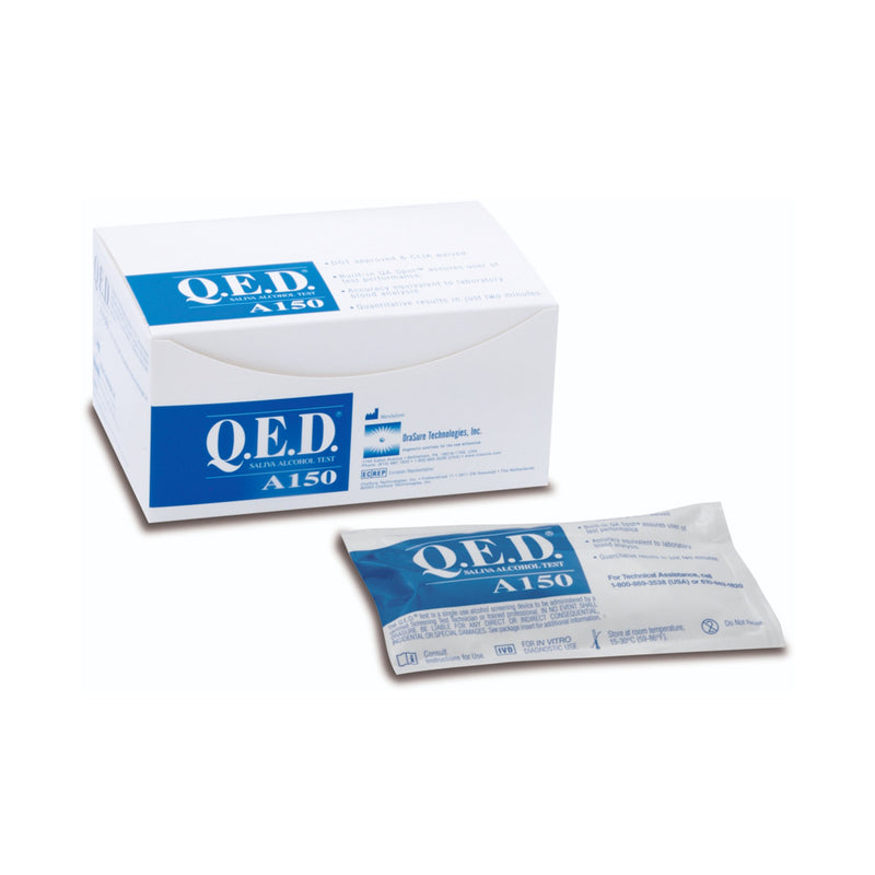 Q.E.D.® Saliva Alcohol Test Rapid Test Kit, Sold As 30/Case Orasure 31150B