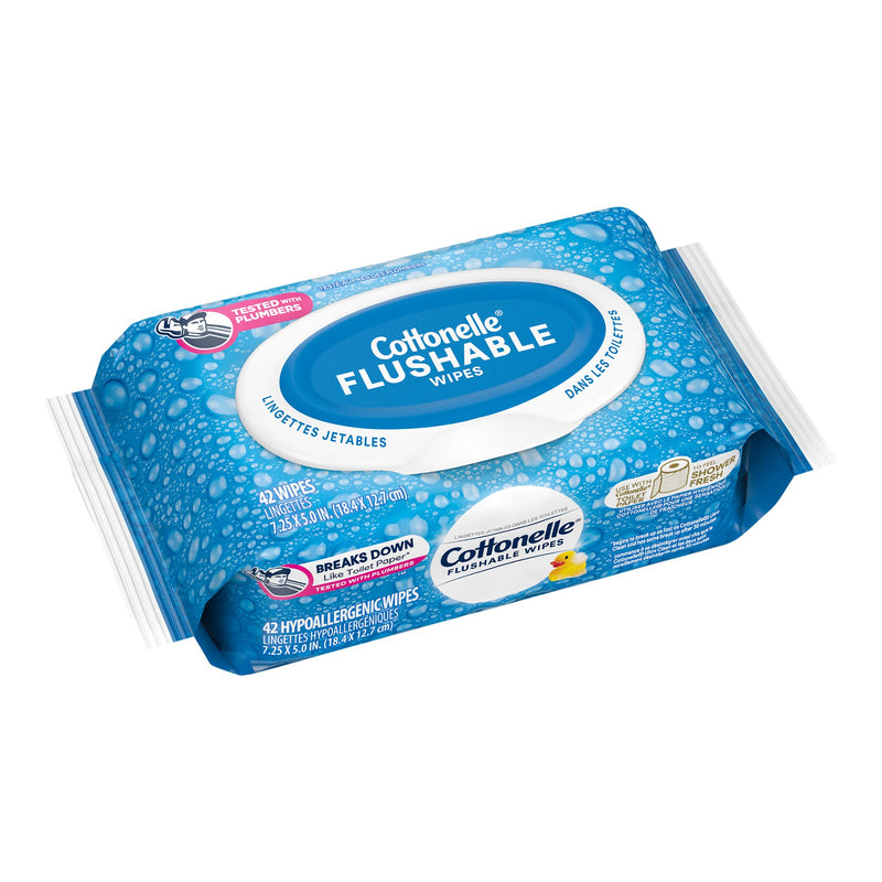 FLUSHABLE PERSONAL WIPE AQUA PURE WIPES SOFT PACK WATER   SODIUM CHLORIDE   SODIUM BENZOATE SCENTED 24 CO, SOLD AS 24/PACK, KIMBERLY 44932