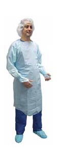 Precept Medical Products Over-The-Head Protective Procedure Gown, Sold As 75/Case Aspen 8572
